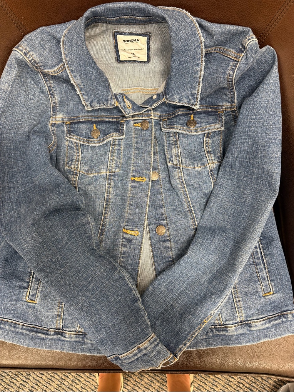 Sonoma Faded Light Blue Women's Denim Jacket